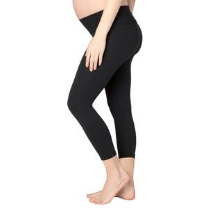 Beyond Yoga Supplex Love the Bump Capri Maternity Leggings - Black M